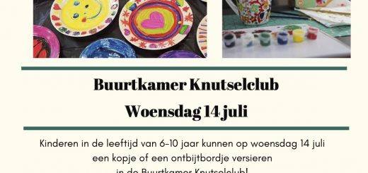 Poster Knutselclub 14 juli